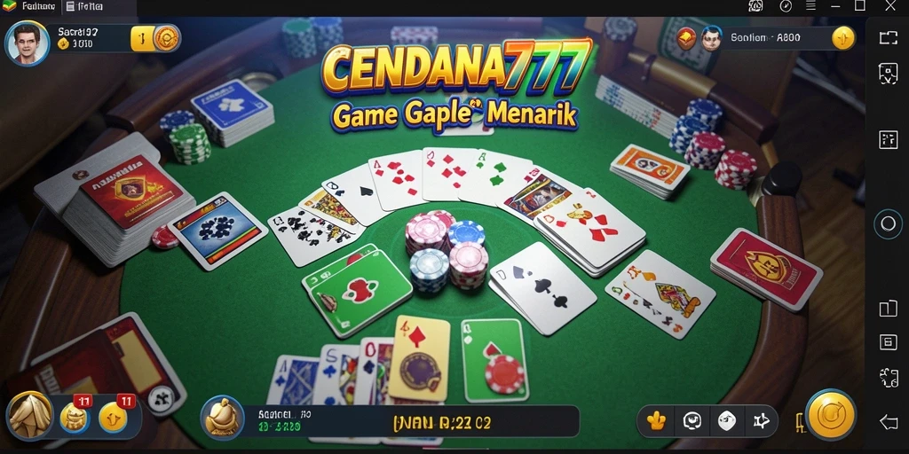 Tangkapan layar gameplay Gaple yang menarik dan kompetitif.