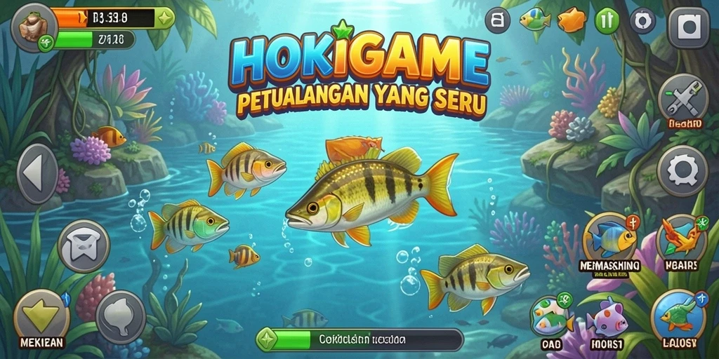 Tangkapan ikan yang menakjubkan dalam HOKIGAME.
