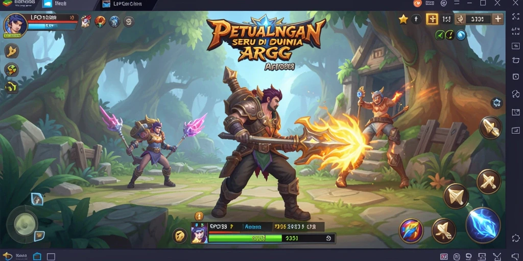 Tangkapan layar gameplay LPO138 yang menunjukkan pertarungan seru.